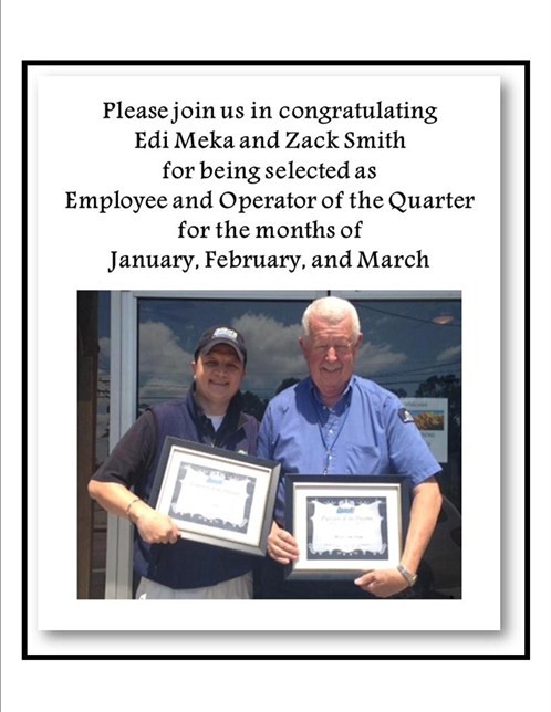 employees of the quarter